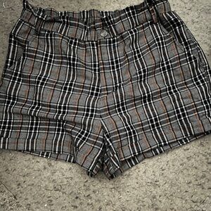 Plaid shorts